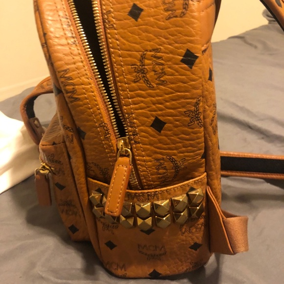 MCM Stark Side Stud Small Backpack - Picture 8 of 10